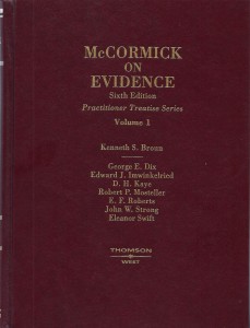 evidence collateral judicial notice facts relevant material koehler fact rule legislative difference between longus bias extrinsic mccormick jamison without
