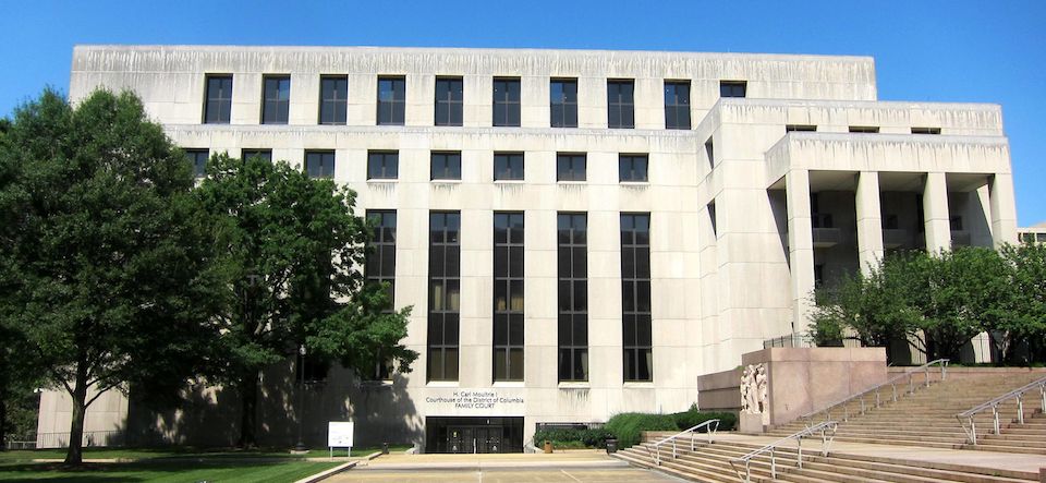 DC Superior Court family court entrance